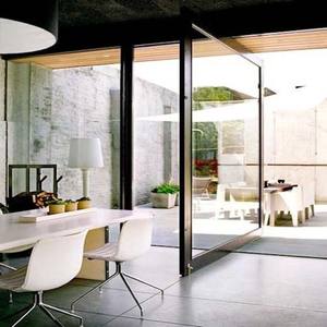 Vente chaude système intelligent porte <span class=keywords><strong>de</strong></span> vitrine à pivot en aluminium avec serrure et longue <span class=keywords><strong>poignée</strong></span> - Product Image 5