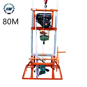 Peralatan Pengeboran Sumur Air Buatan Rumah; Mesin Bor Borehole Portabel