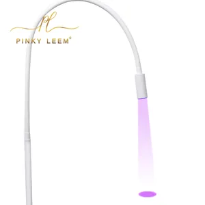 Pinky leem专业脚踏板开关凝胶睫毛延伸设备紫外发光二极管灯