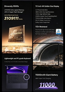 แท็บเล็ตเกมมิ่ง Lenovo Legion Y900 11 นิ้ว ใช้ชิป Dimensity 9500s หน้าจอ 4K ขนาด 11.1 นิ้ว แบตเตอรี่ 11000mAh รีเฟรชเรท 144Hz รองรับการชาร์จเร็ว 68W - Product Image 5