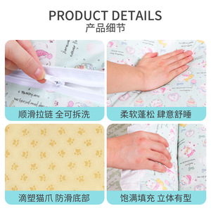 ที่นอนสัตว์เลี้ยงทรงสี่เหลี่ยมผืนผ้า ผ้าฝ้ายนุ่ม แต่งขอบลูกไม้ ถอดซักได้ สำหรับสุนัขและแมว ใช้ได้ทุกฤดู - Product Image 5