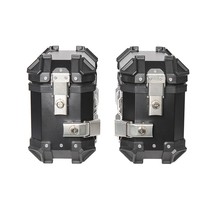 Boîte supérieure de moto de haute qualité 18L boîtes latérales moteur en aluminium Cajas Para Motos De Metal boîtes de queue de moto étanches