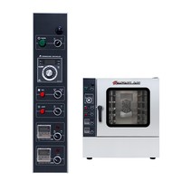 Four commercial de convection de four de gaz d'acier inoxydable de 5 plateaux pour la boulangerie