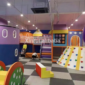 Moderno sicuro Non tossico morbido per bambini attrezzature parco giochi al coperto per bambini grande sistema di diapositive a <span class=keywords><strong>tema</strong></span> per il centro commerciale avventura - Product Image 6