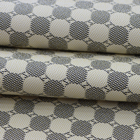 Tissu en cuir synthétique imprimé numérique personnalisé de 1,0 mm, tissu en similicuir pour sacs à main, tissus de créateur