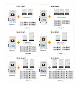 Pytes EU chúng tôi kho năng lượng nhà năng lượng mặt trời Hệ thống lưu trữ 12KW 15KW <span class=keywords><strong>Sol</strong></span> ARK biến tần lai năng lượng mặt trời hệ thống - Product Image 6
