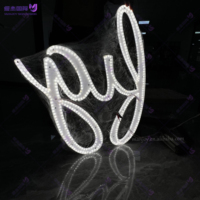 Enseignes publicitaires LED 3D personnalisées en acier inoxydable, lettres rétroéclairées de précision, enseignes lumineuses en feuille acrylique pour bâtiments et transformateurs