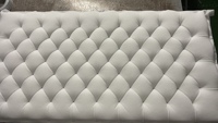 Tela de Poliéster de Alta Calidad Estilo Americano RW LE-8005 en Terciopelo Dorado/Plateado/Cobre para Uso Adulto, Accesorios para Ataúdes, China