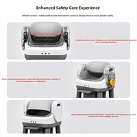 Bac à litière pour chat autonettoyant intelligent, toilette pour chat automatique avec commande à distance par application, matériau PP