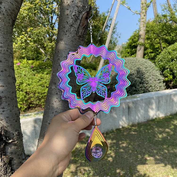 Queue de papillon colorée en forme de larme de 6 pouces