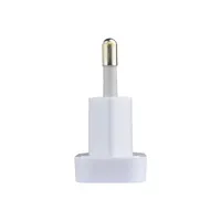 Adaptateur de prise personnalisé US vers EU Europe Euro Allemagne Chargeur de voyage Adaptateur portable USA 2 broches vers EU 4,8 mm 4,0 mm Adaptateur de prise