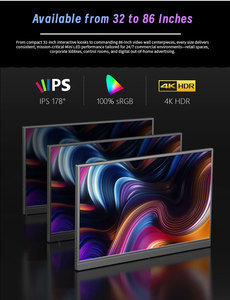 Màn hình kỹ thuật số <span class=keywords><strong>LCD</strong></span> 55 inch, chân đế đứng, đèn nền Mini LED Local Dimming 1152 vùng, tiết kiệm năng lượng 40%, dành cho cửa hàng, quán cà phê - Product Image 4