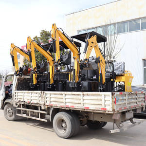 EPA CE 0,8 T Mini Excavadora hidráulica excavadora diseño de orugas jardín agricultura uso envío gratis mejor precio chasis reforzado - Product Image 6