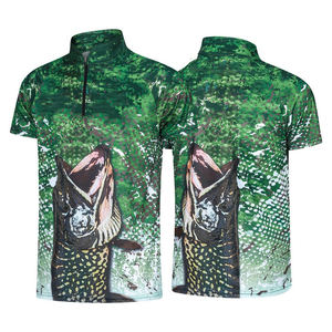 Vêtements de pêche à capuche imprimés, vêtements de pêche <span class=keywords><strong>anti</strong></span>-UV, respirants, <span class=keywords><strong>anti</strong></span>-moustiques, à séchage rapide, chemise de pêche grande taille - Product Image 3