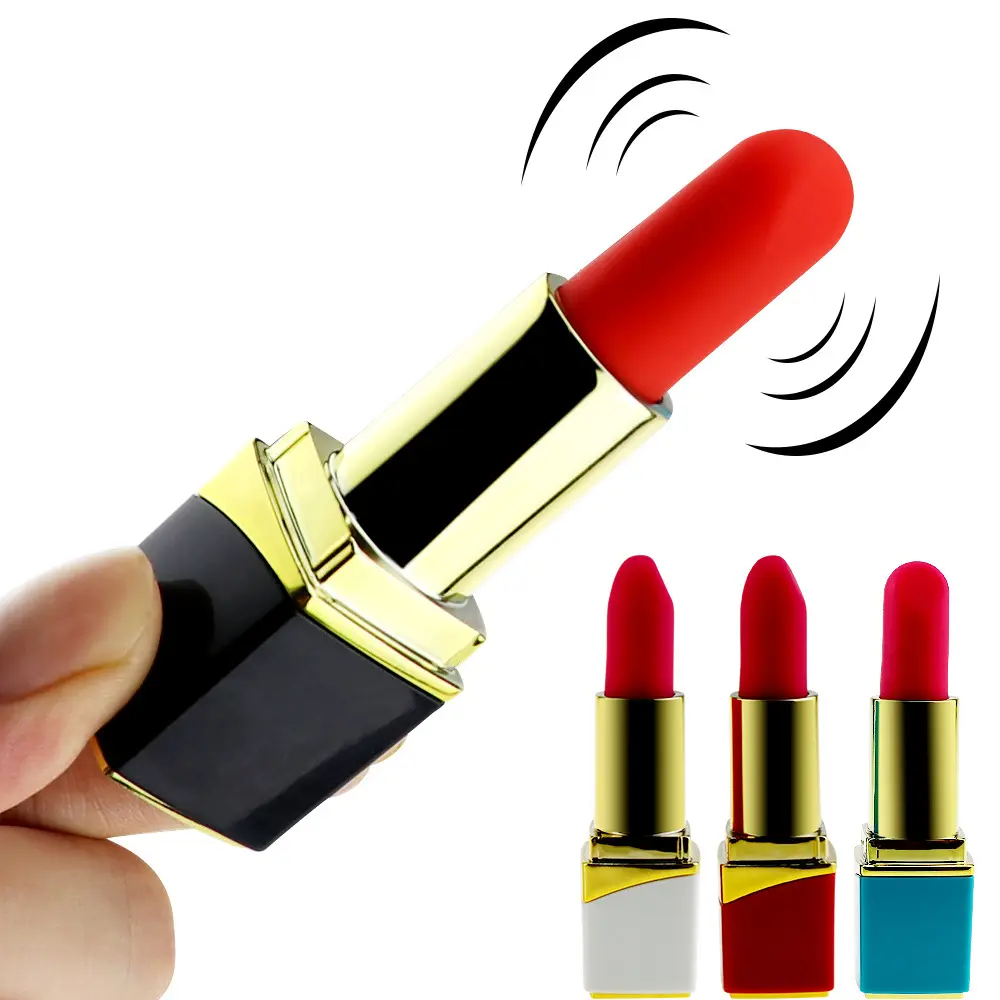 10 modalità di Succhiare Rossetto Uovo di Vibrazione di Massaggio Femminile di Vibrazione Masturbazione AV Vibratore Del Rossetto