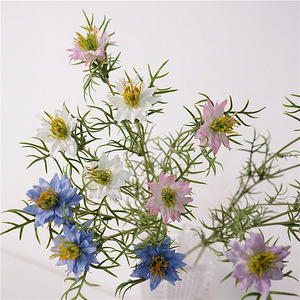 H-655 fatti a mano a stelo singolo <span class=keywords><strong>fiori</strong></span> artificiali stile naturale erba seme nero decorazione per la fotografia di matrimonio a casa pasqua-Soft - Product Image 6