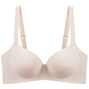 Soutien-gorge sexy respirant sans coutures, push-up, en dentelle, bonnet 3/4, anti-affaissement, à fermeture latérale, pour femme - Product Image 6