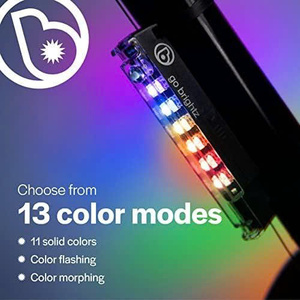 ไฟติดจักรยาน LED ขนาดเล็ก รุ่นใหม่ กันน้ำ IP65 ให้แสงสว่างสูง มองเห็นได้ชัดเจน เหมาะสำหรับการขี่จักรยานกลางคืน - Product Image 1