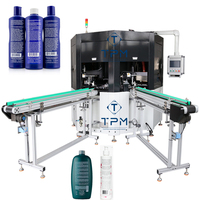 Machine de sérigraphie automatique multicolore CNC pour shampoing, vin, bouteille en plastique