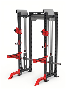 Station de musculation multifonctionnelle tout-en-un en acier inoxydable pour usage commercial en salle de sport, équipement de fitness OEM avec rack Smith - Product Image 2