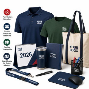 Kit de Bienvenida Personalizado para Conferencias: Camiseta Polo, Bolsa de Mano, Cuaderno, Bolígrafo, Taza, Cordón, Calendario, Paquete de Regalo Promocional para Eventos Empresariales - Product Image 1