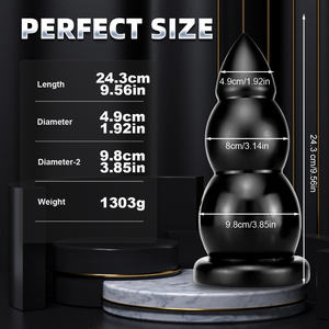 Супер большая Анальная пробка Анальный расширитель анальная мастурбация имитация анальштекера расширитель Женский мастурбатор массажер простаты - Product Image 2