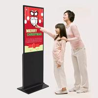 Kiosque 4k Intérieur Tactile LCD Lecteur de Publicité Machine Plancher Debout LCD Signal Numérique Écran Affichage Écran Totem Écran