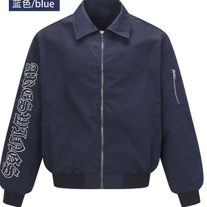 Nhà Máy Làm Chất Lượng Cao Và Rất Tinh vi Người Đàn Ông Của Phi Công Áo Khoác Nam Áo Khoác Của Nam Giới, Đại Học Phong Cách Áo Khoác - Product Image 5