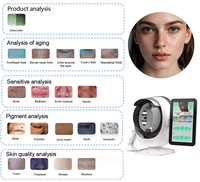 Analyseur de peau 3D AI, miroir magique, scanner de peau, machine d'analyse du visage, équipement de détection cutanée, équipement de beauté pour salon et clinique