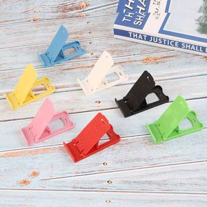 Giveaway Gifts Adjustable Folded Mobile Phone <b>Bracket</b> <b>Plastic</b> Mini Phone Holder Rack - Product Image 1