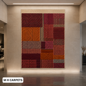 Alfombra de lana de lujo hecha a mano, ecológica, moderna, para hotel, sala de estar, decoración del hogar - Product Image 2