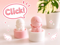 Porte-clés papillon imprimé en 3D avec interrupteur de clavier, anti-stress, pendentif sensoriel pour le bureau, cadeau de décompression