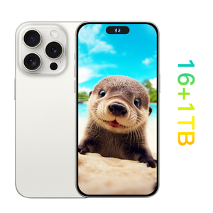Teléfono Celular Inteligente I 15 Pro 16GB+1TB Octa Core LTE CDMA 108MP Cámara Trasera LED 120Hz 4K 65W Carga Rápida 5G Inglés - Product Image 2