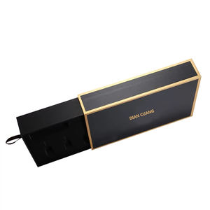 पैकेजिंग लक्जरी कस्टम मुद्रित लोगो कार्डबोर्ड पेपर कठोर पुल आउट आस्तीन स्लाइडिंग ड्रॉअर उपहार बॉक्स - Product Image 6