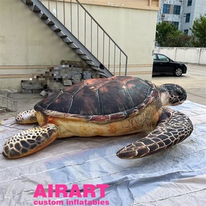 Modèle de tortue de mer pour zoo, tortue gonflable pour fête au bord de la piscine, <span class=keywords><strong>ballon</strong></span> tortue gonflable personnalisé - Product Image 5