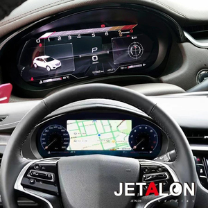 แผงหน้าปัดดิจิตอลสำหรับ Cadillac XTS ปี 2013-2018 จอ LCD แสดงผลแบบ Carplay พร้อมมาตรวัดความเร็วรอบเครื่องยนต์และนาฬิกา - Product Image 1