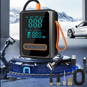 Taşınabilir Elektrikli Bisiklet Mini Lastik Şişirme Kompresörü Pil Şarj Cihazı ve Lastik Şişirme Pompası Birlikte Araç Süpürgesi 2'si 1 Arada - Product Image 4