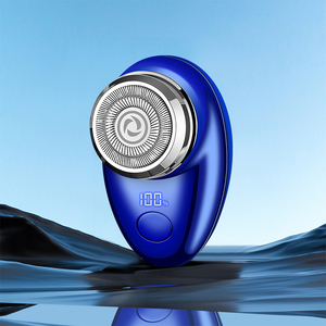 Recortadora de Pelo Portátil de Una Sola Cuchilla para Hombre, Afeitadora Rotativa USB, Uso Doméstico y en Hoteles, Afeitadora de Triple Cuchilla - Product Image 1