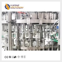 Ligne d'embouteillage automatique de bière 5000 bouteilles par heure avec machine de capsulage remplissante de lavage pour bouteilles en verre