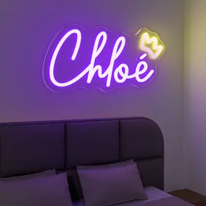 Enseigne au néon LED personnalisée logo fête d'anniversaire maison chambre mariage <span class=keywords><strong>livraison</strong></span> rapide décoration de voiture et publicité pour <span class=keywords><strong>livraison</strong></span> directe - Product Image 2