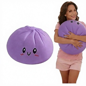 Nouveautés : Jouet anti-stress créatif géant de 25 cm en forme de dumpling à presser, jouet sensoriel souple et mystérieux - Product Image 1