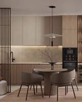 Vermonhouzz Armoire murale haute en bois pour appareils électroménagers encastrés, meuble de rangement de cuisine, armoire de style ferme moderne