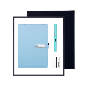 Most Trending Items A5 <strong>Notebook</strong> + Fountain Pen + Ink Refill Business Promote Gift <strong>High</strong> <strong>Quality</strong> Office <strong>Notebook</strong> Set - Product Image 2