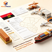 Transitaire Chine-Angola DDP Porte-à-Porte, Agent Maritime et Aérien, Service de Dédouanement à Luanda