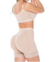 Gaine de levage des fesses courte invisible pour femmes, body sculptant, culotte releve-fesses, bretelles à fermeture éclair, body
