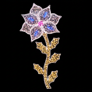 Garden LED Flower <b>Light</b> Waterproof Motif Decoration Butterfly Vine Twig Flower <b>String</b> <b>Light</b> Outdoor Landscape - Product Image 1