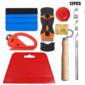 Grenzüberschreitendes 12-teiliges Tapetenglätter-Set, für Autofenstertönung, Zuschneiden, Einfügen, Nähen, Verpacken, Veredeln - Product Image 1