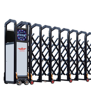 Shengshichanglong Modern Automatic Aluminium Alloy <b>Retractable</b> <b>Gate</b> Design for Building School Hotel - Product Image 3