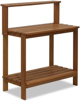 Banco de madera con gancho lateral