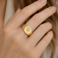 Bague en argent S925 à six branches en étoile, sertie de moissanite, best-seller, fabriquée en Italie selon la technique Buchillasi, micro-pavée